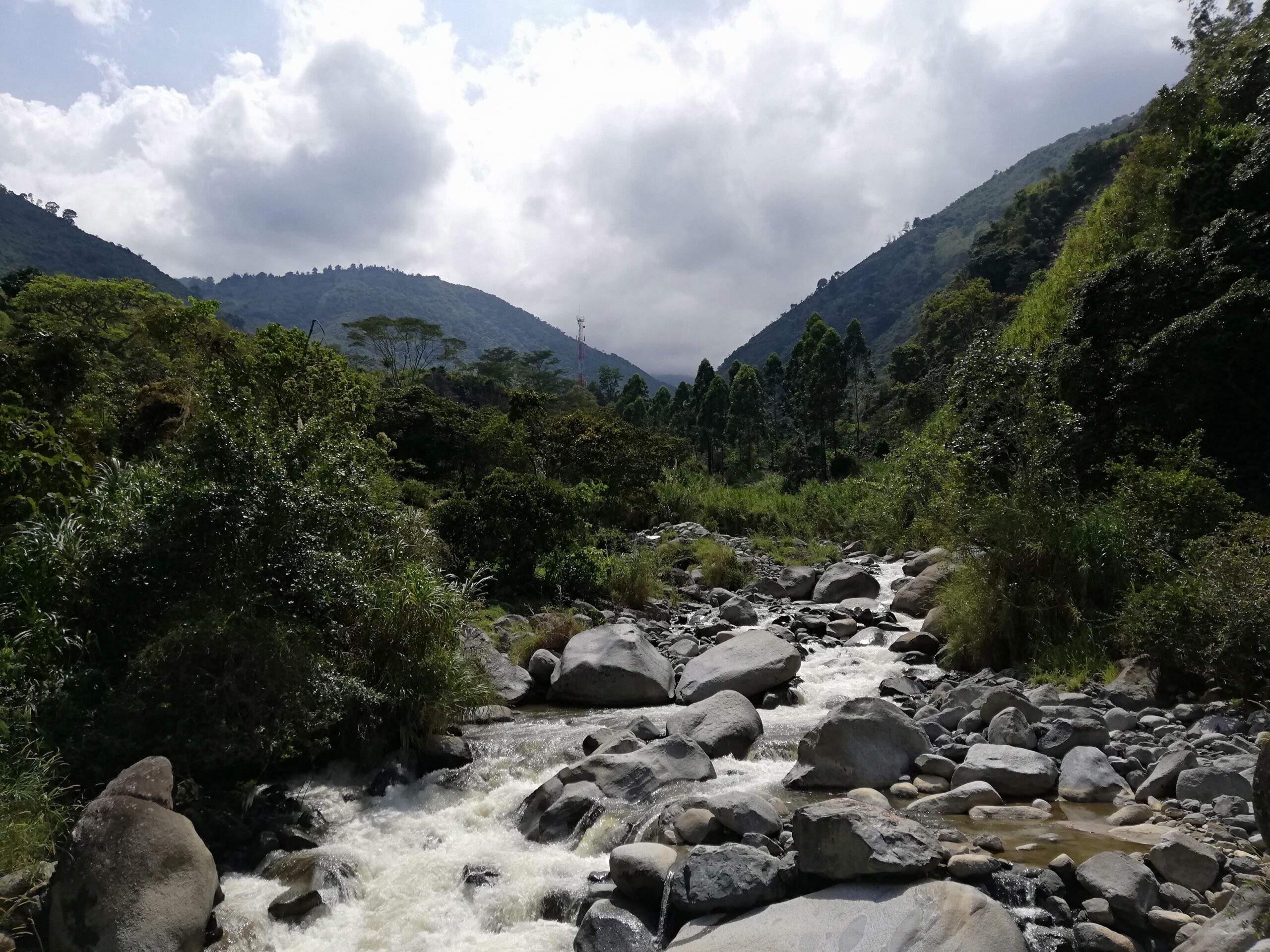 Cauce del proyecto PCH Cuerquia I